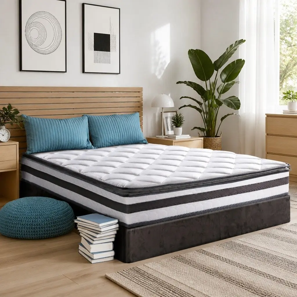 Single Mattress with 21cm Pillow Top