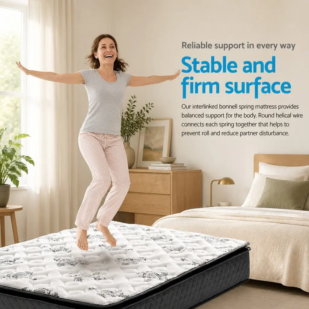 Double Mattress with Pillow Top and Bonnell Springs