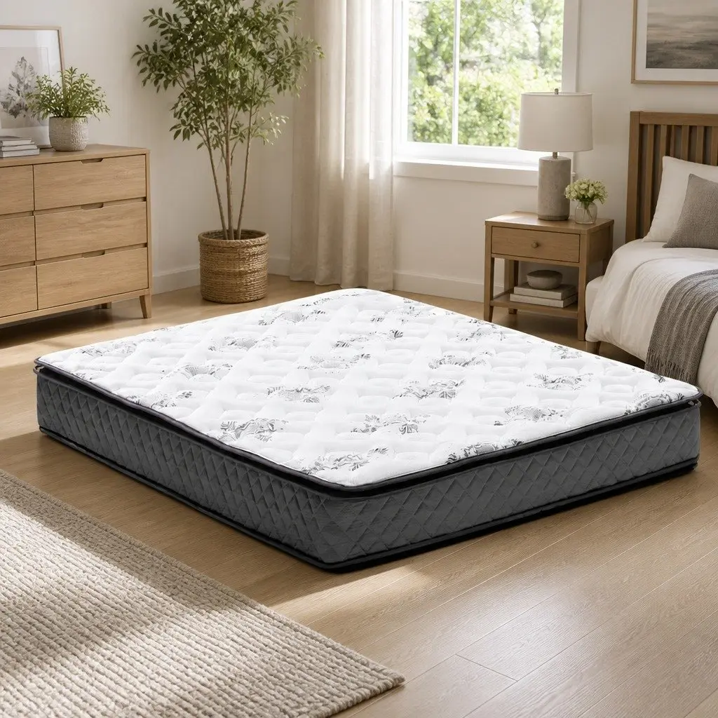 Pillow Top King Size Mattress with Bonnell Spring Support