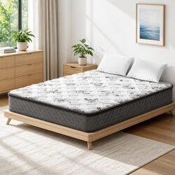 Comfort Sleep Queen Mattress 24cm Pillow Top Medium Firm