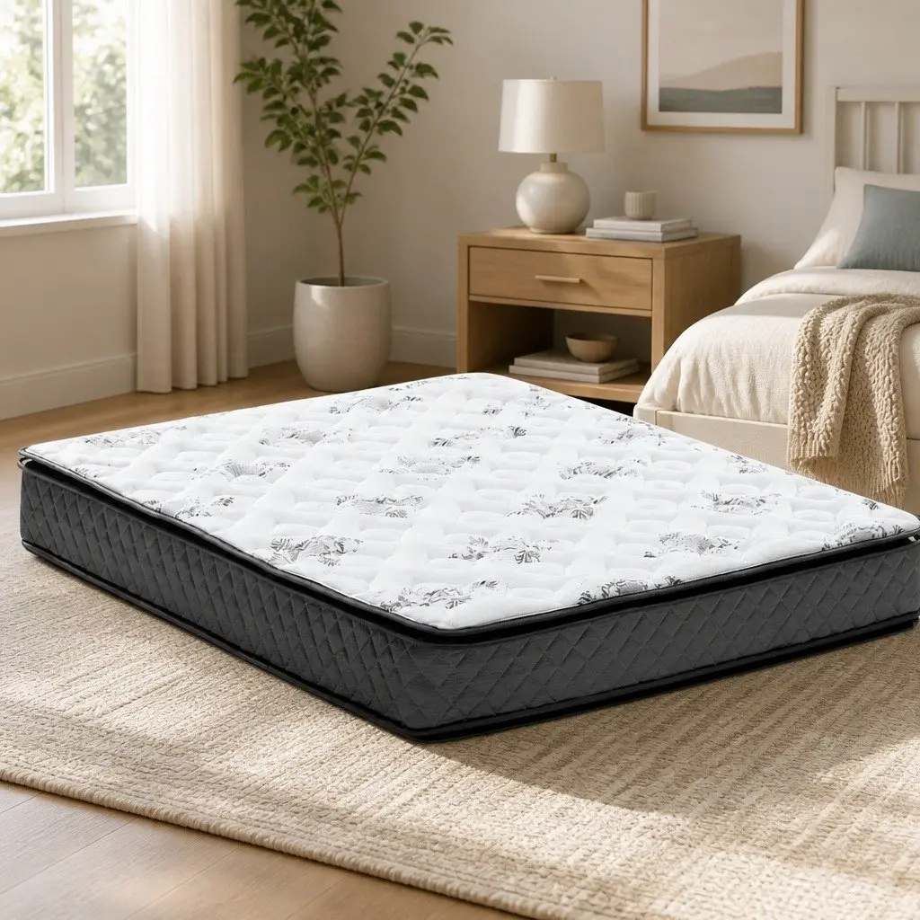 Comfort Sleep Queen Mattress 24cm Pillow Top Medium Firm