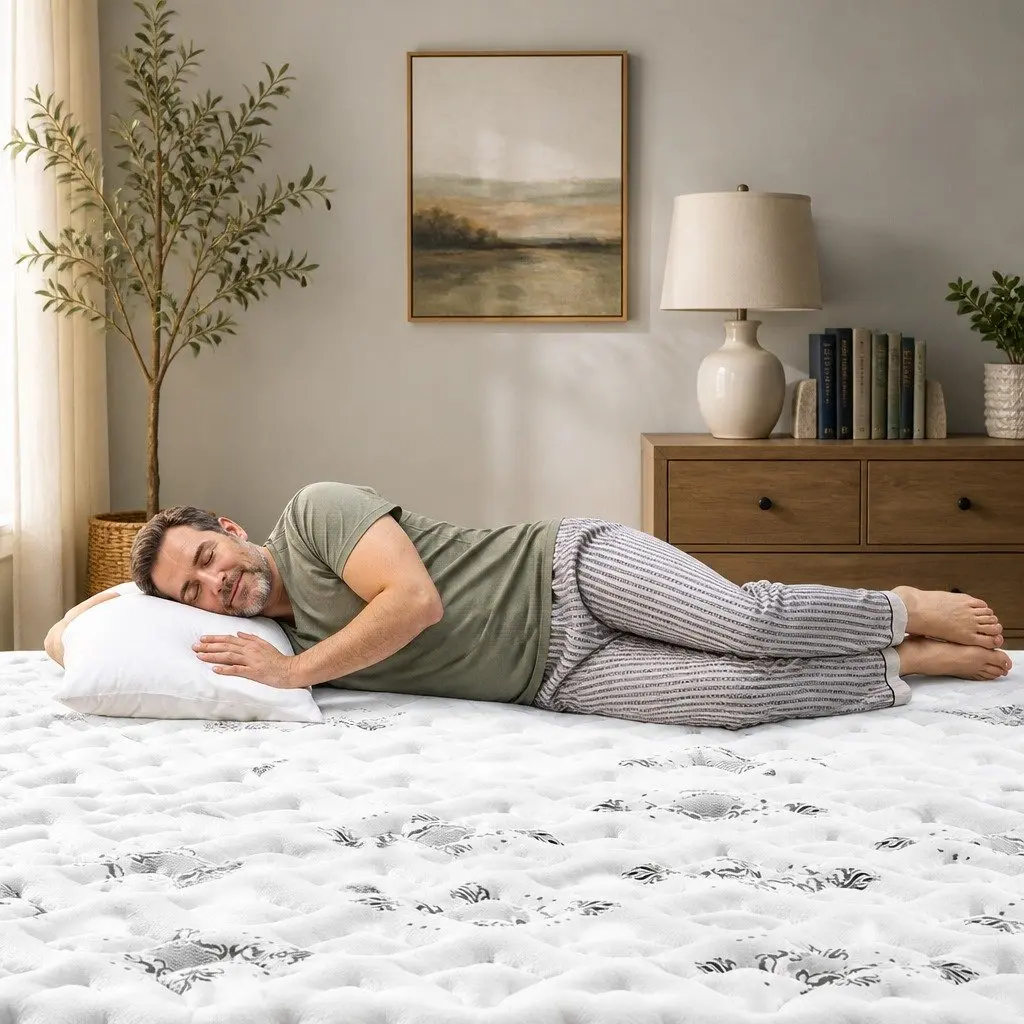 Comfort Sleep Queen Mattress 24cm Pillow Top Medium Firm