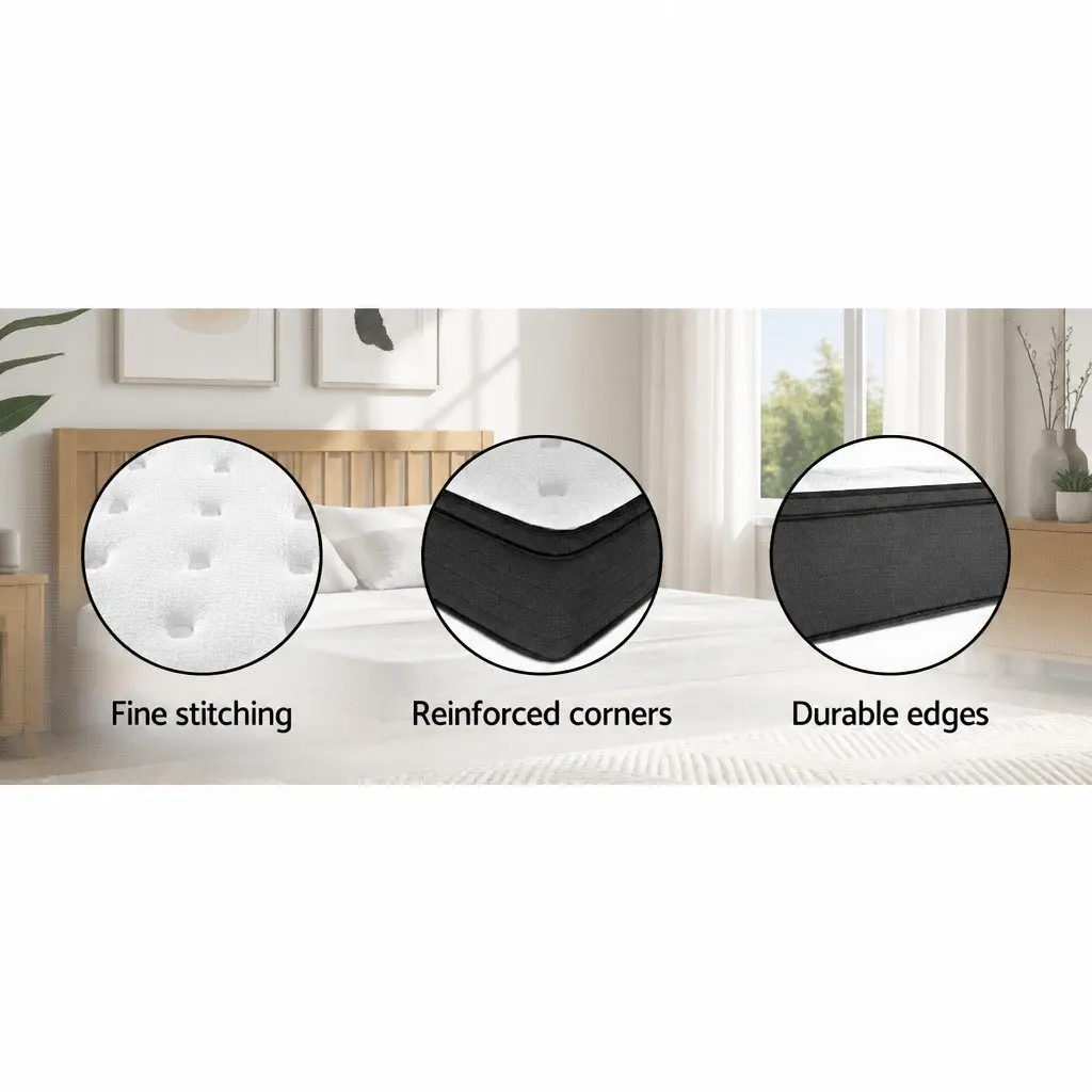 Euro Top King Mattress with Medium Firm Support