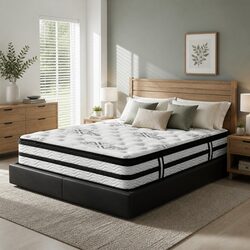 Euro Top King Size Mattress with Pocket Springs