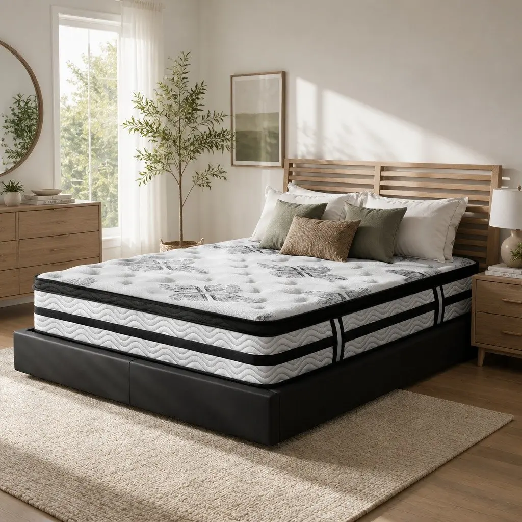 Plush Euro Top Queen Mattress with Pocket Springs