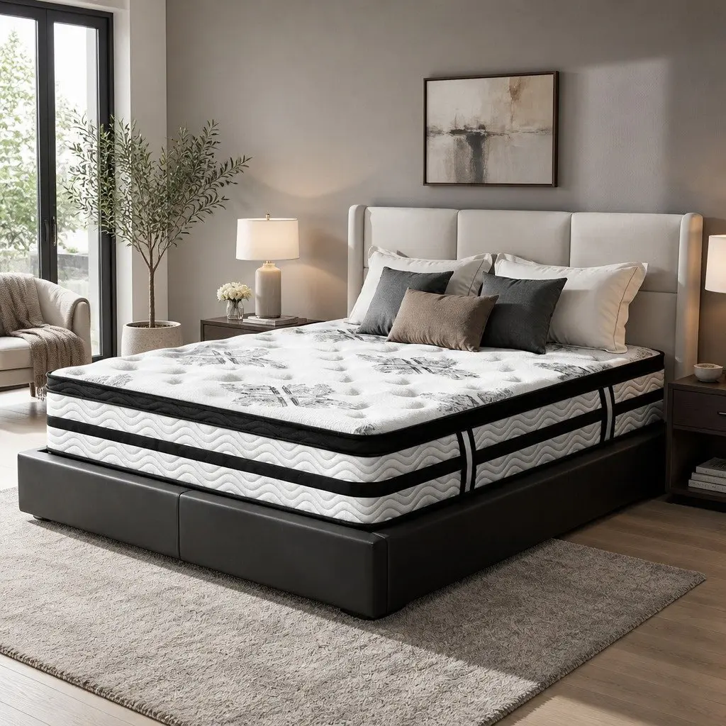 Plush Euro Top Queen Mattress with Pocket Springs