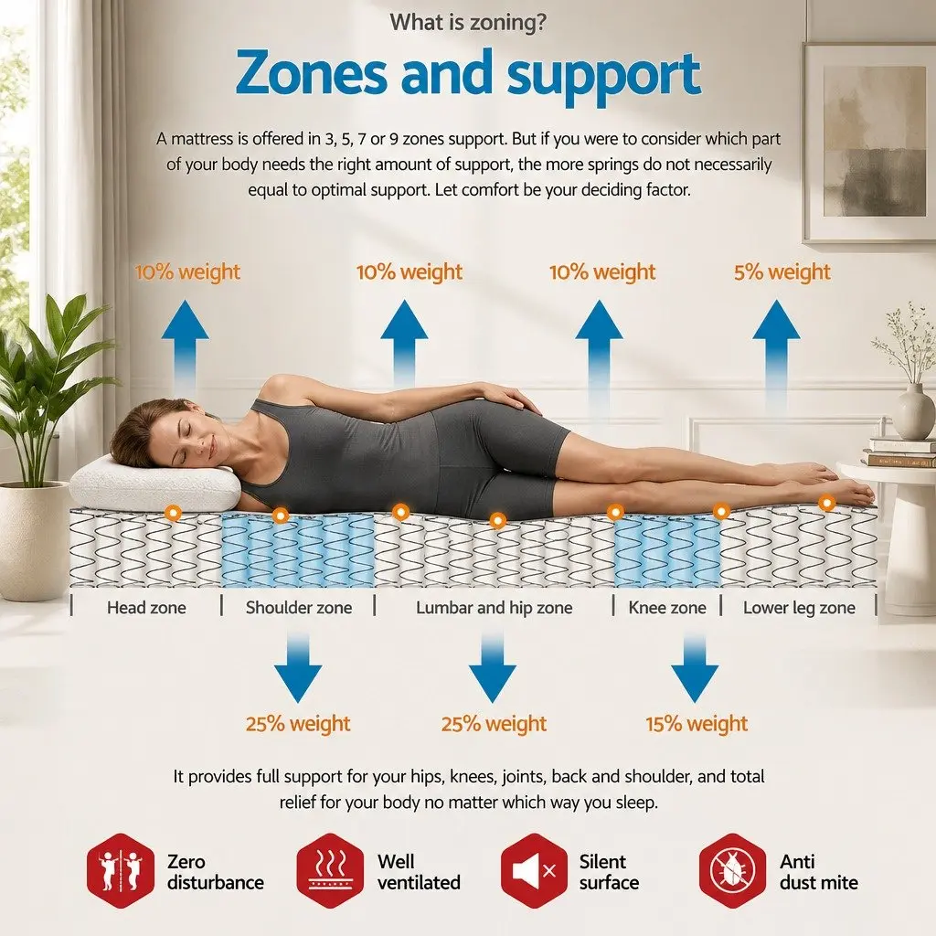 Plush Euro Top Queen Mattress with Pocket Springs