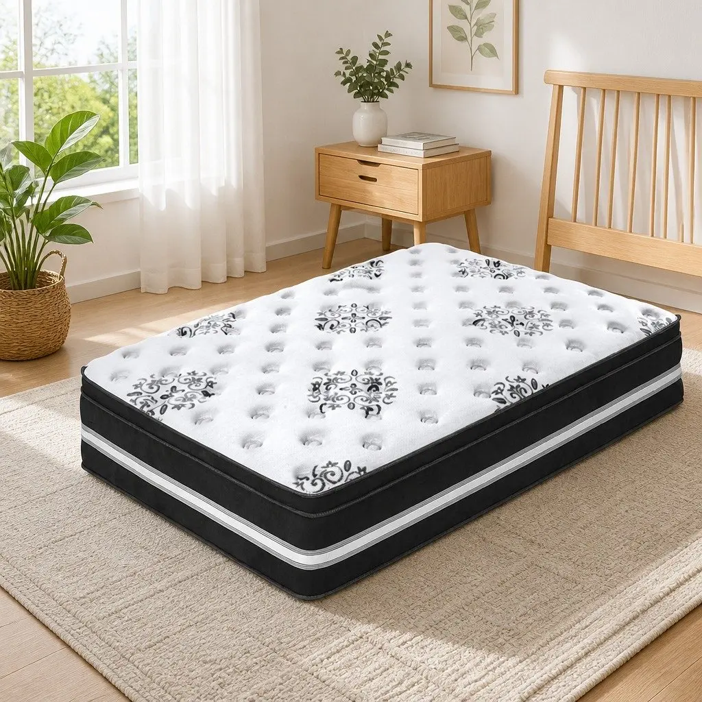 Single Mattress with Euro Top Cool Gel Memory Foam