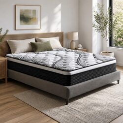 Plush Euro Top Double Mattress with Pocket Springs