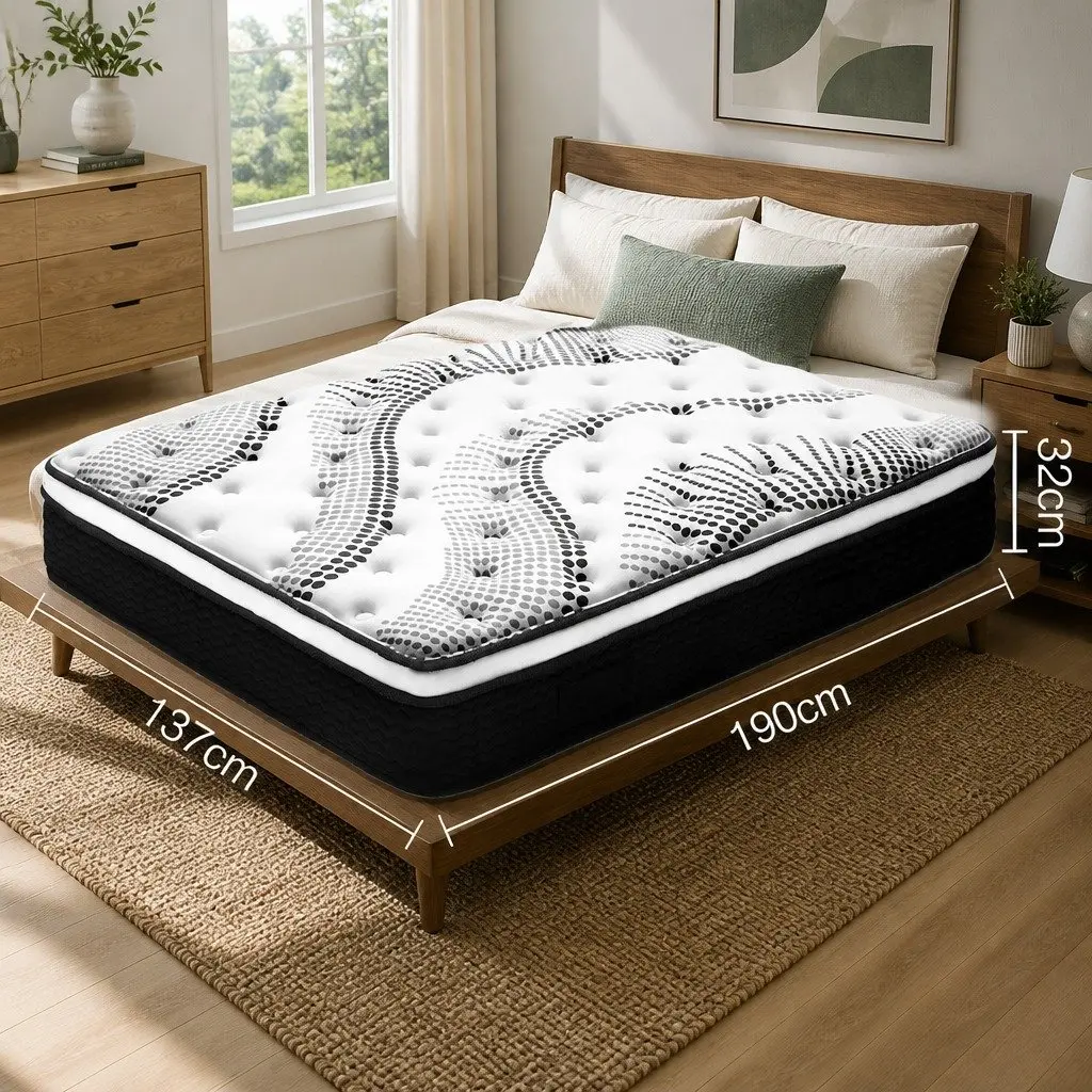 Plush Euro Top Double Mattress with Pocket Springs