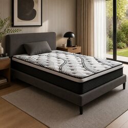 Single Euro Top Mattress 32cm Thick Medium Firmness