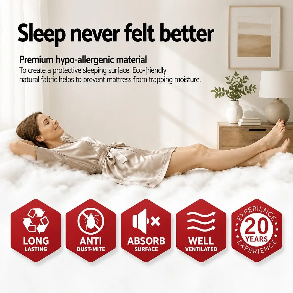 King Single Mattress with Pocket Springs