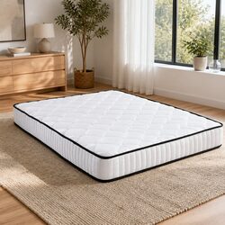 Queen Size Double Mattress 21cm Pocket Spring Medium Firm