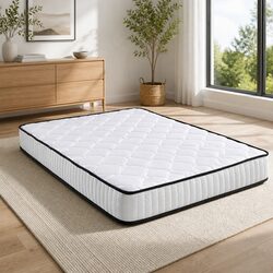 Queen Mattress 21cm Tight Top Pocket Spring Medium Firmness