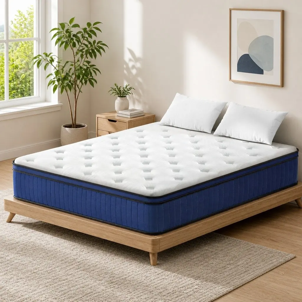 Queen Euro Top Mattress with Cool Gel Memory Foam