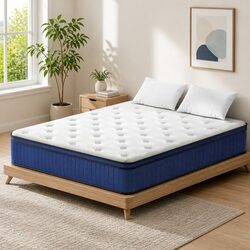 Queen Euro Top Mattress with Cool Gel Memory Foam
