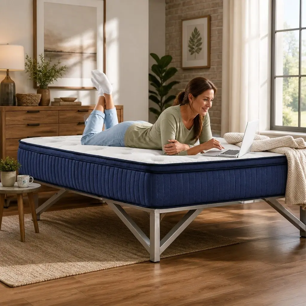 Queen Euro Top Mattress with Cool Gel Memory Foam