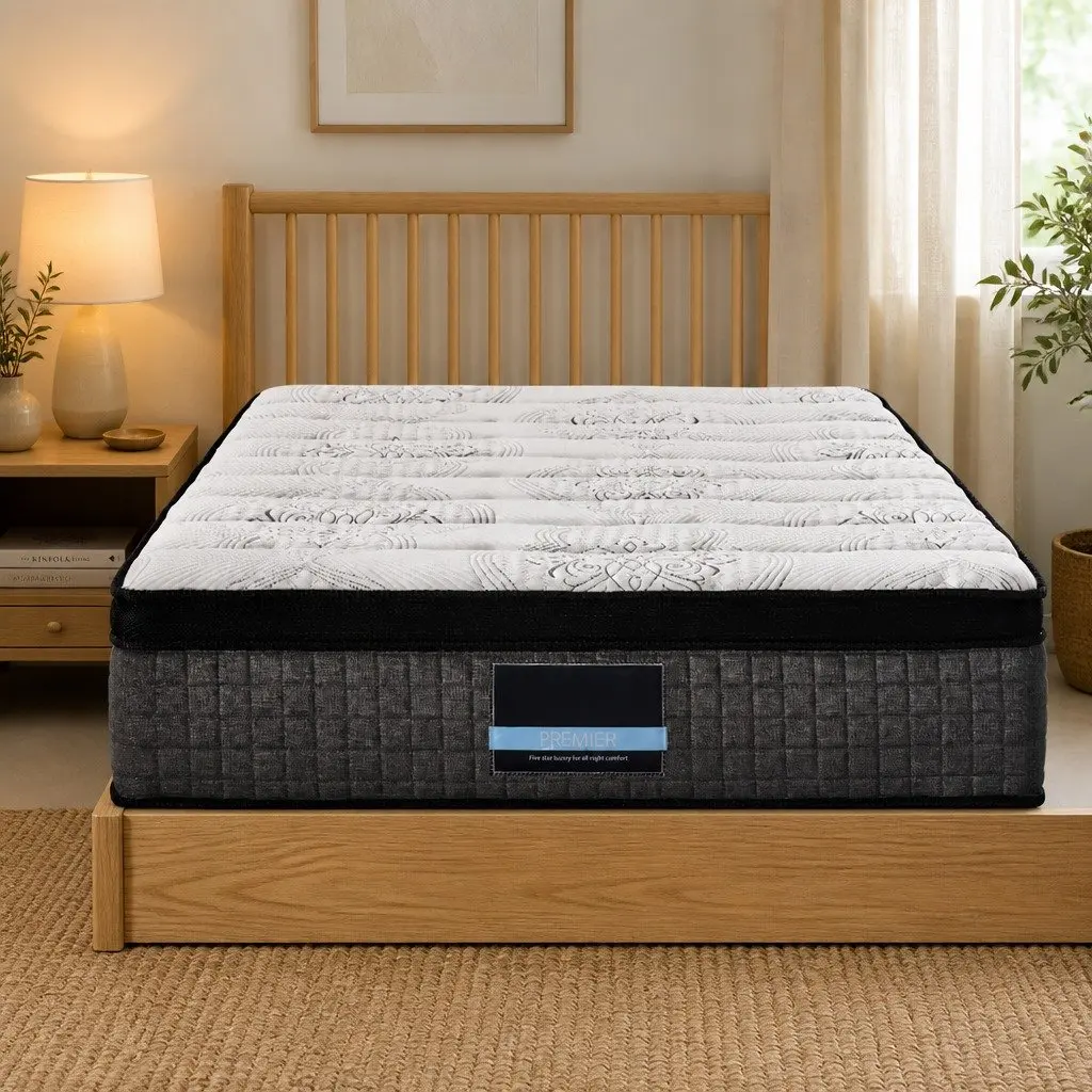 Euro Top Double Mattress 34cm 9 Zone Pocket Spring