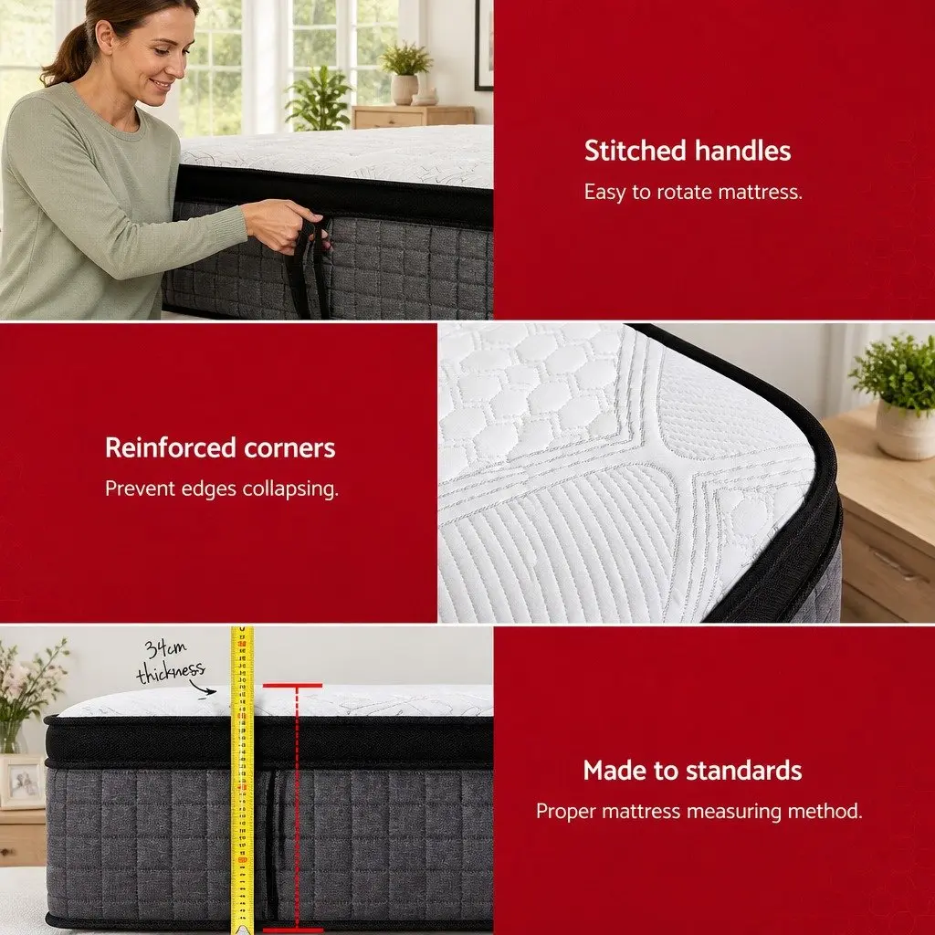 King Size Mattress with 9-Zone Pocket Spring Comfort