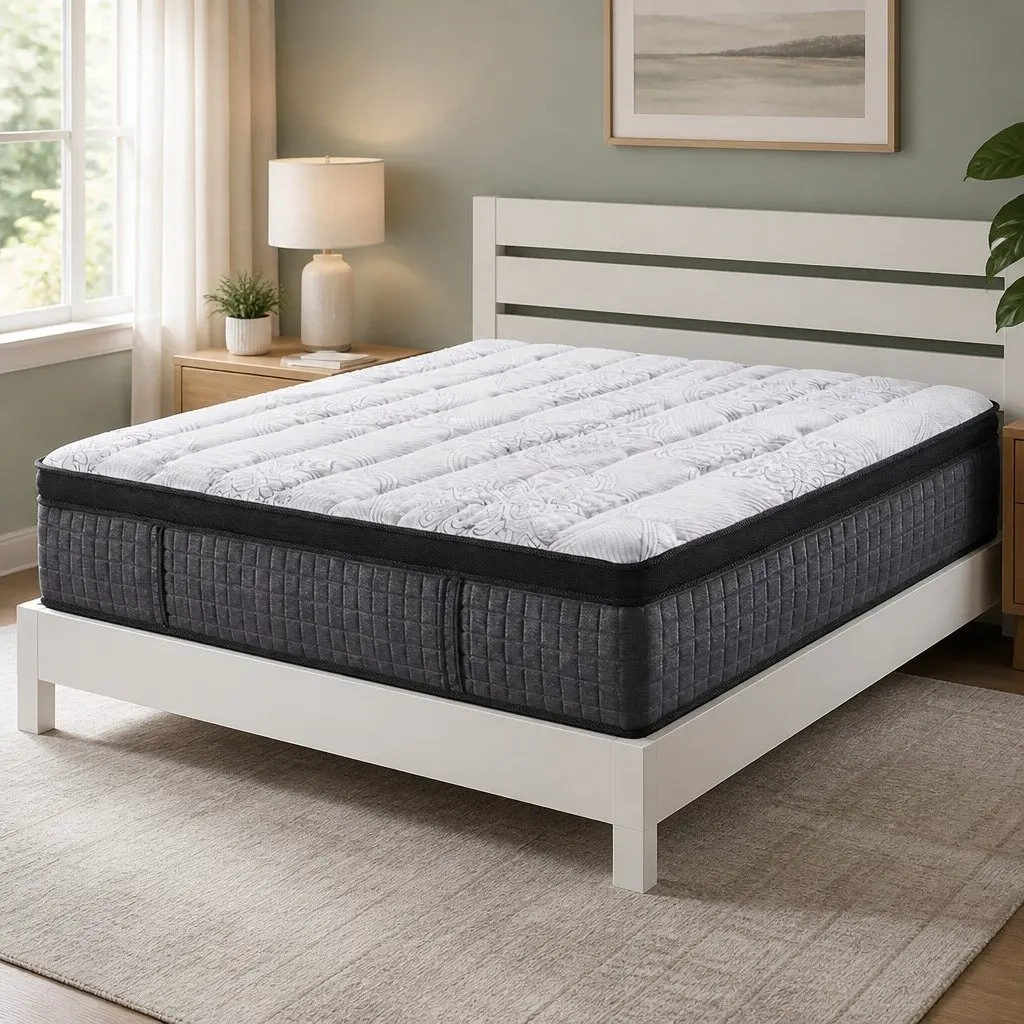 34cm Euro Top Single Mattress with 9 Zone Pocket Spring