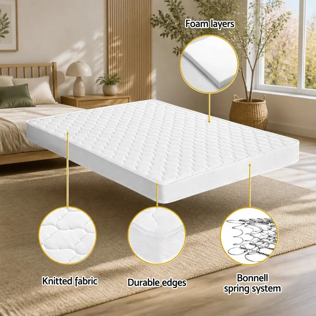 King Single Mattress 13cm Medium Firm