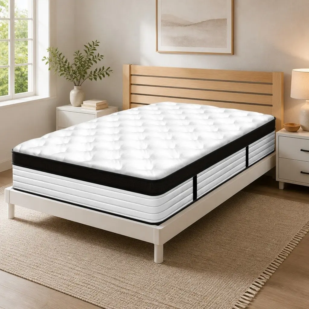 Plush King Single Mattress with Euro Top and Pocket Springs