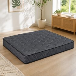 King Size Mattress 16cm Bonnell Spring Tight Top Grey