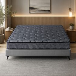 Comfortable Queen Mattress 16cm Bonnell Spring Grey