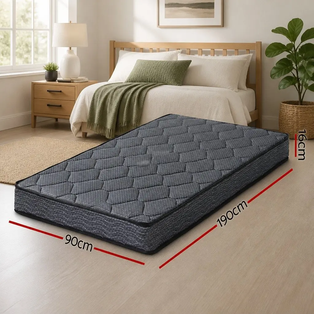 16cm Single Mattress with Bonnell Spring and Foam Layers