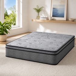 26cm King Single Euro Top Mattress with Memory Foam