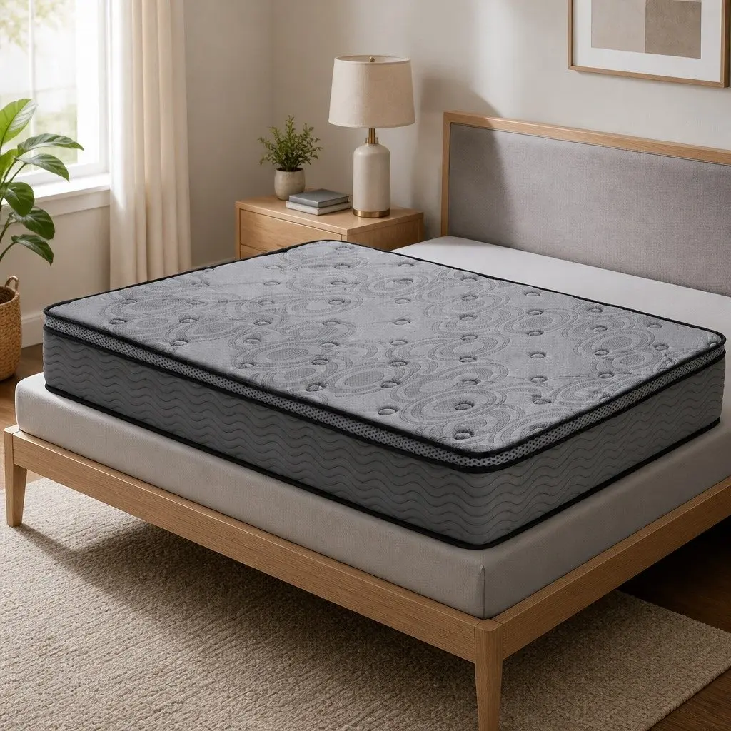 26cm King Single Euro Top Mattress with Memory Foam