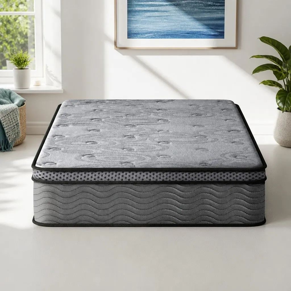 26cm Thick Single Euro Top Mattress with Pocket Springs
