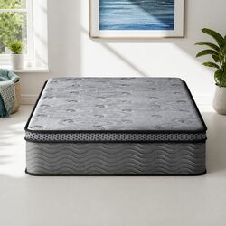 26cm Thick Single Euro Top Mattress with Pocket Springs