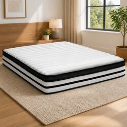 27cm Double Mattress with Euro Top Plush Padding