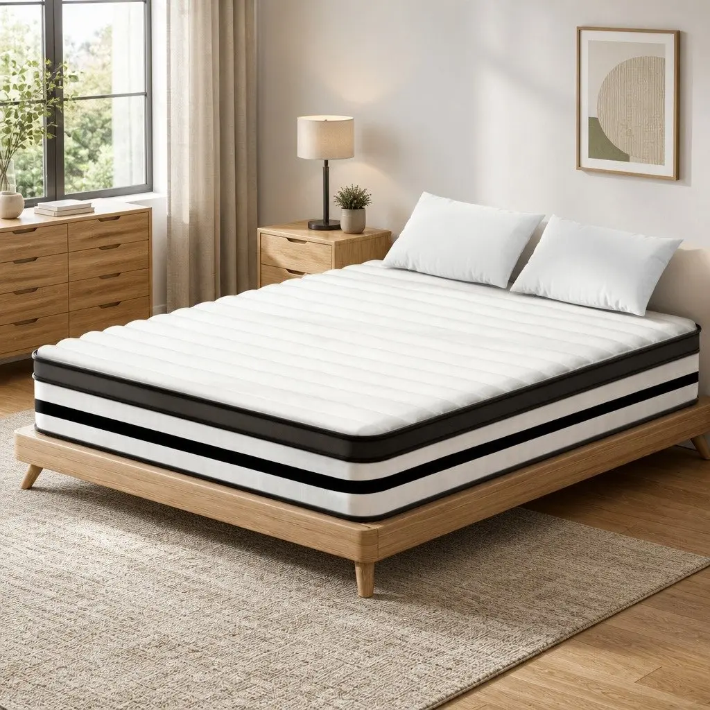 27cm Double Mattress with Euro Top Plush Padding