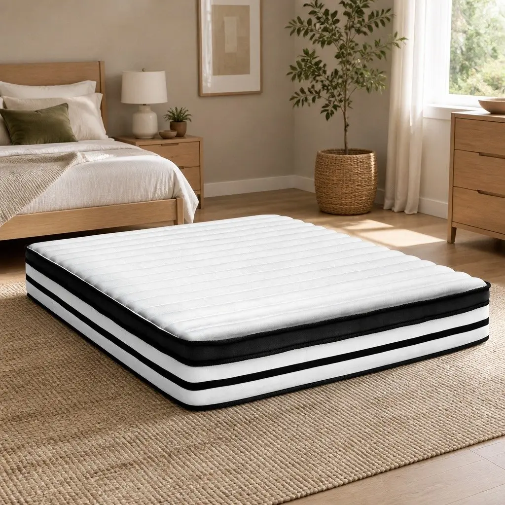 King Size Mattress Euro Top 27cm Pocket Spring Medium Firmness