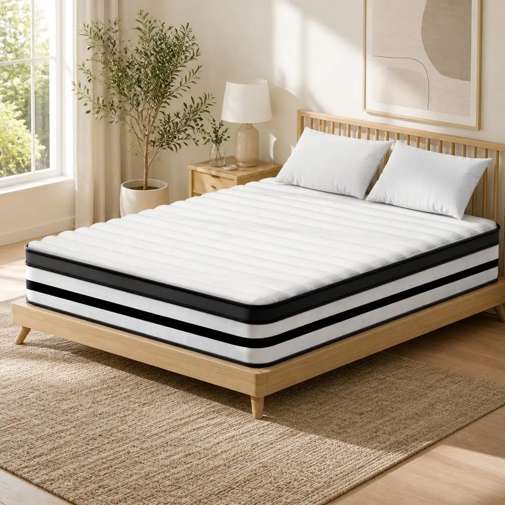 King Size Mattress Euro Top 27cm Pocket Spring Medium Firmness