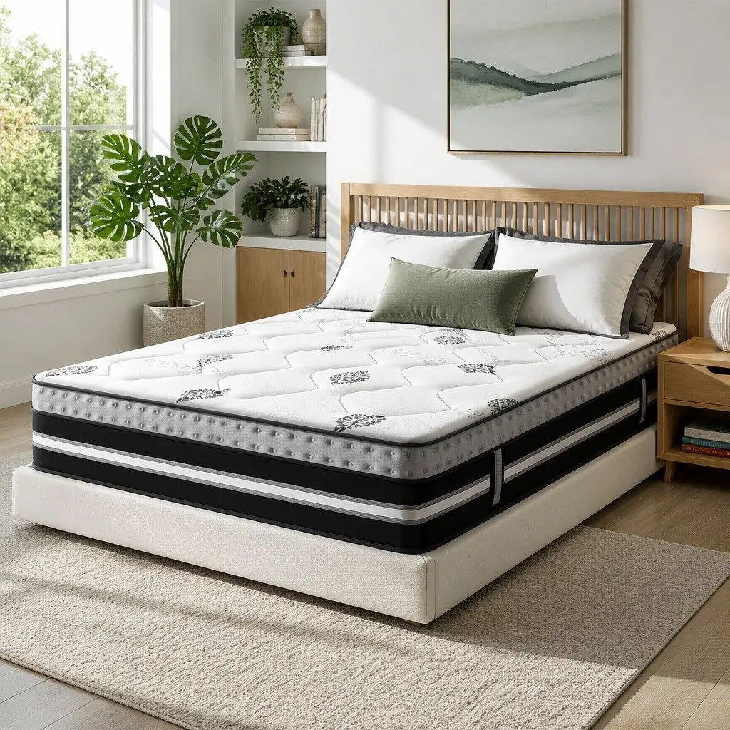 Double Mattress with Gel Memory Foam