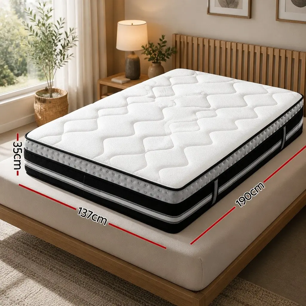 Double Mattress with Gel Memory Foam