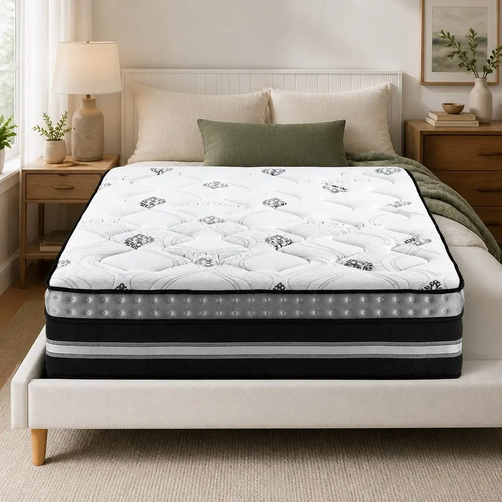 Double Mattress with Gel Memory Foam