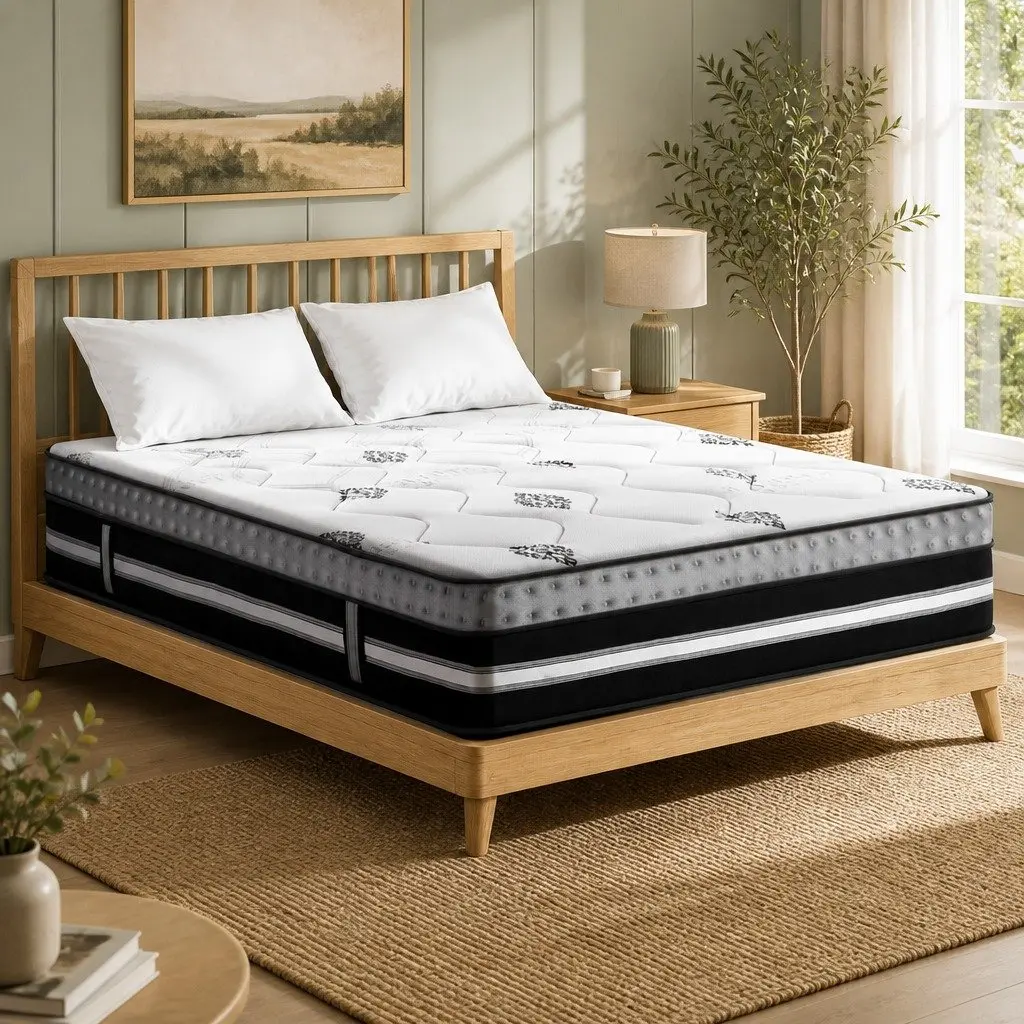 Double Mattress with Gel Memory Foam