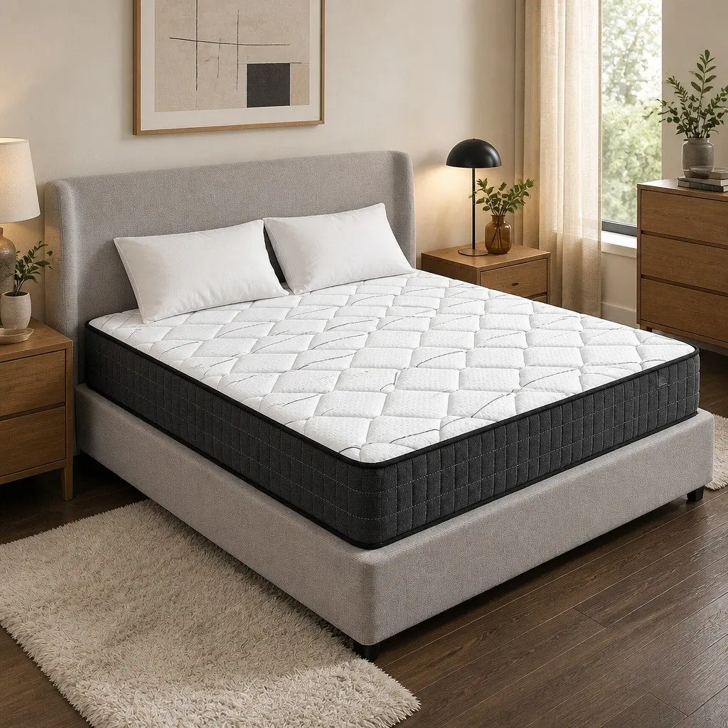 King Size Mattress 16cm Medium Firm Quilted Top