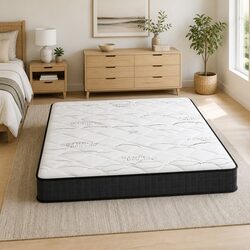 King Size Mattress 16cm Medium Firm Quilted Top