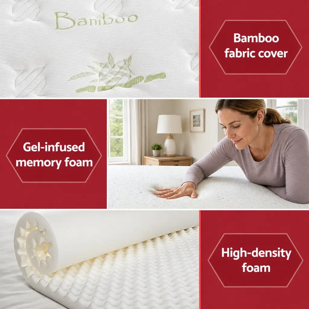 Double Mattress with Cool Gel Foam