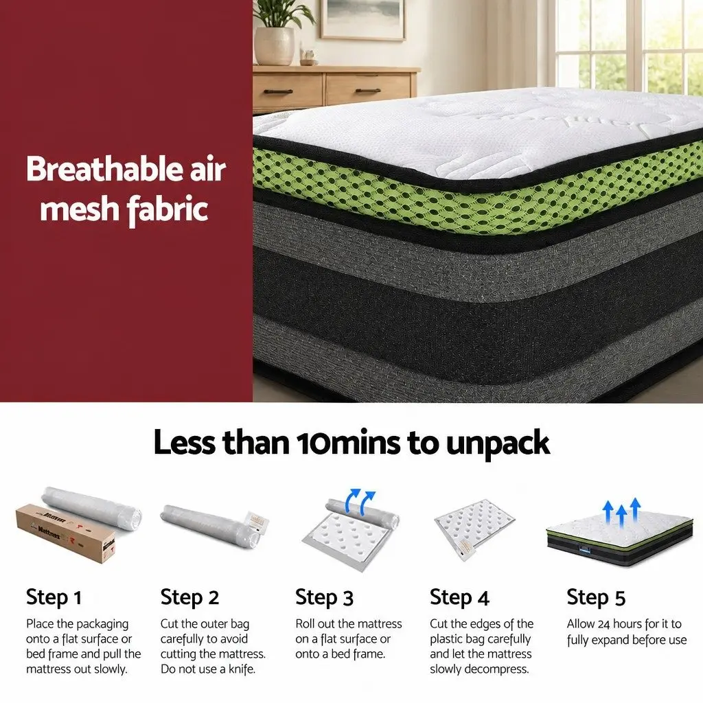 Double Mattress with Cool Gel Foam