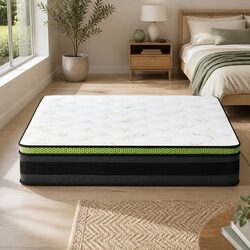 King Size Mattress with Cool Gel Memory Foam Grey