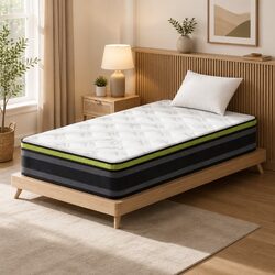 Single Mattress with Cool Gel Memory Foam and Pocket Springs