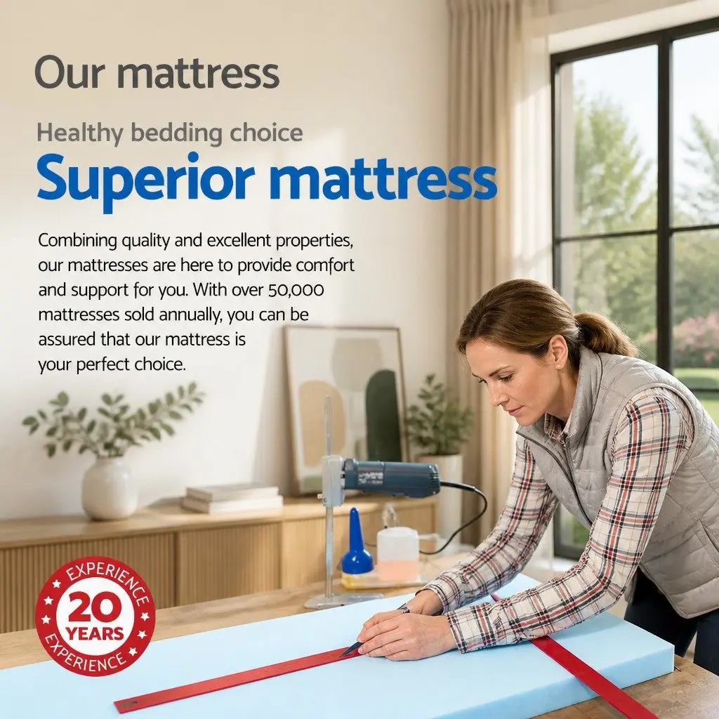 King Size Mattress Euro Top Medium Firm 34cm Bamboo Charcoal Pocket Spring