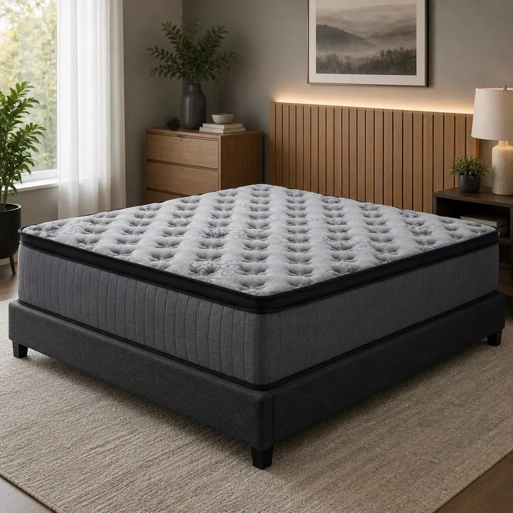 34cm Euro Top Single Mattress with Pocket Spring and Memory Foam