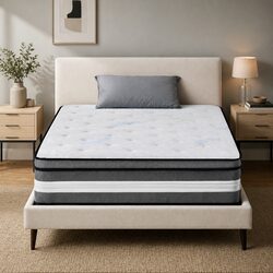 30cm King Single Mattress with Gel Memory Foam Euro Top